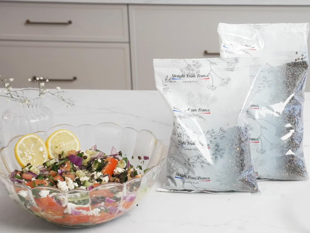 Straight from France storage jar in pantry indicating long shelf life