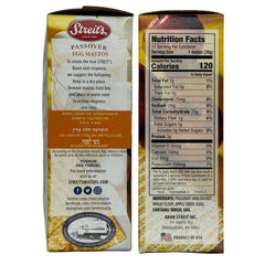 Close-up of Streit's egg matzo texture highlighting thin crispy yet tender bite