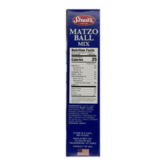 Streit's open box with powder mix illustrating simplicity