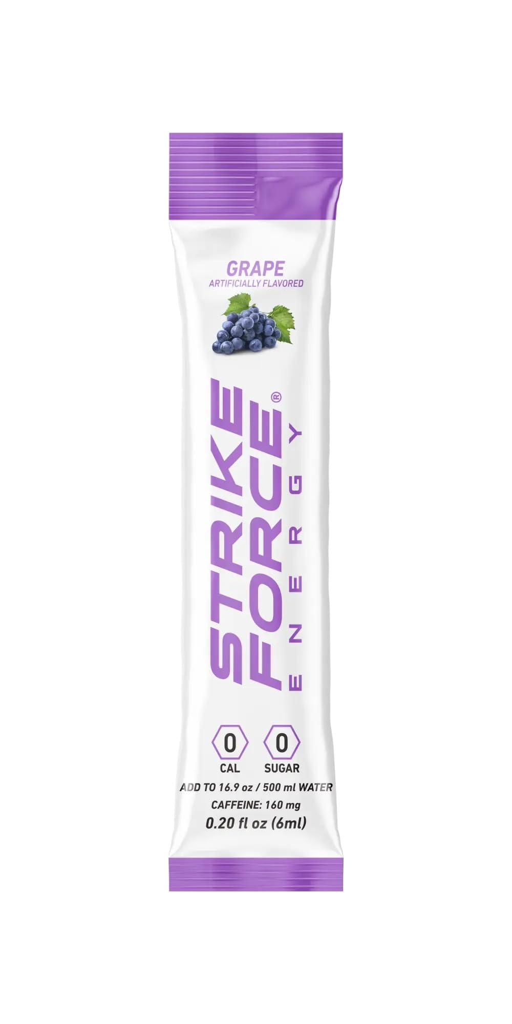 Strike Force close-up of liquid drop showing smooth, mess-free mix benefit