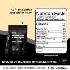 Strong Coffee Company scoop with measured serving for consistent strength