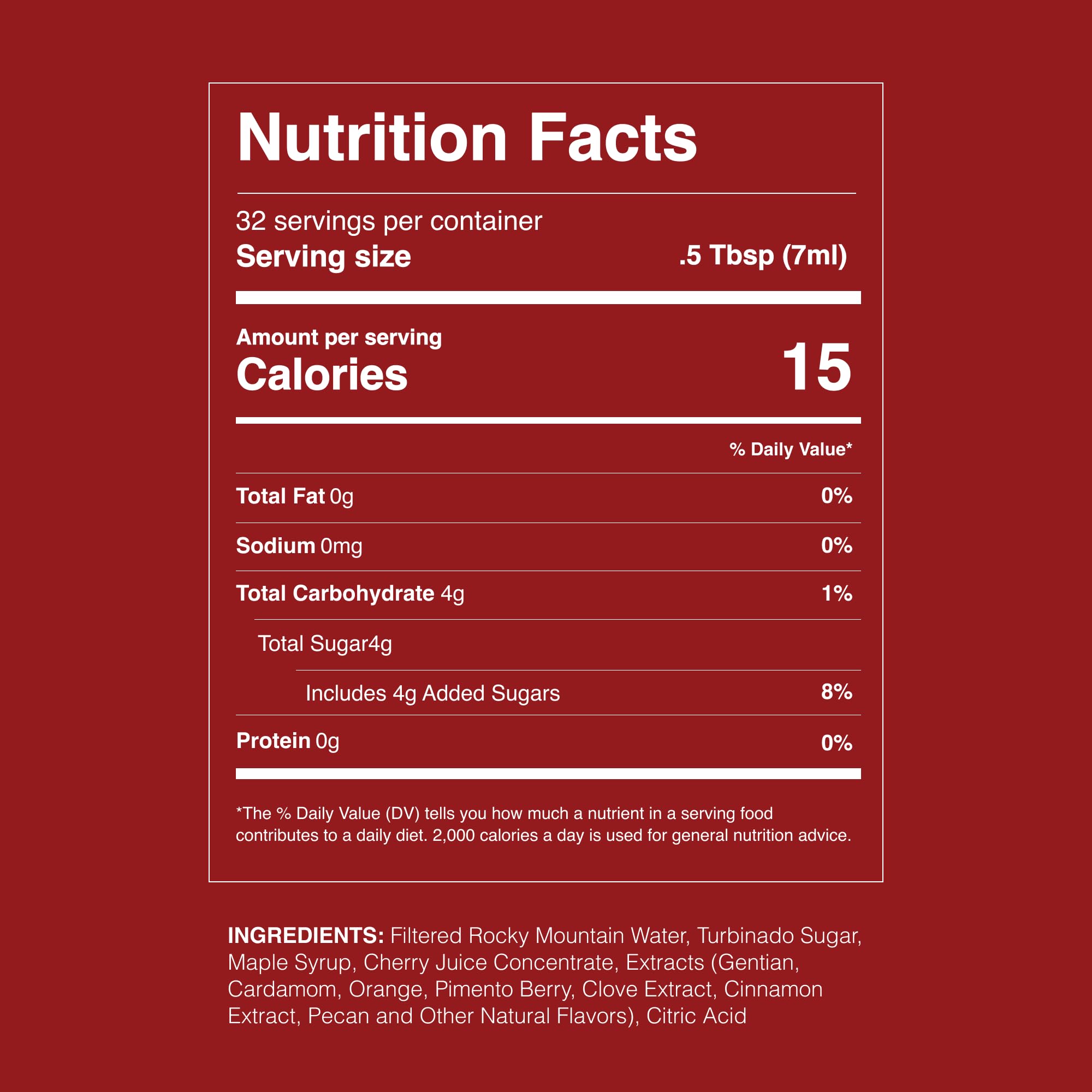 Strongwater close-up of label text and design highlighting premium quality