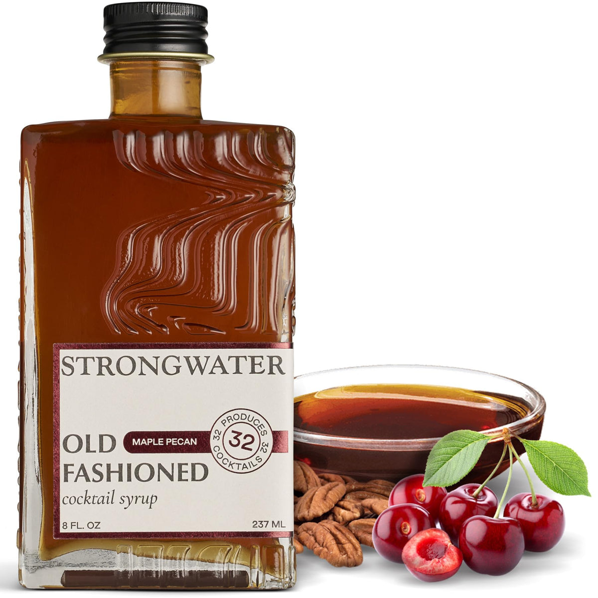 Strongwater front packaging showing bottle and label for easy identification