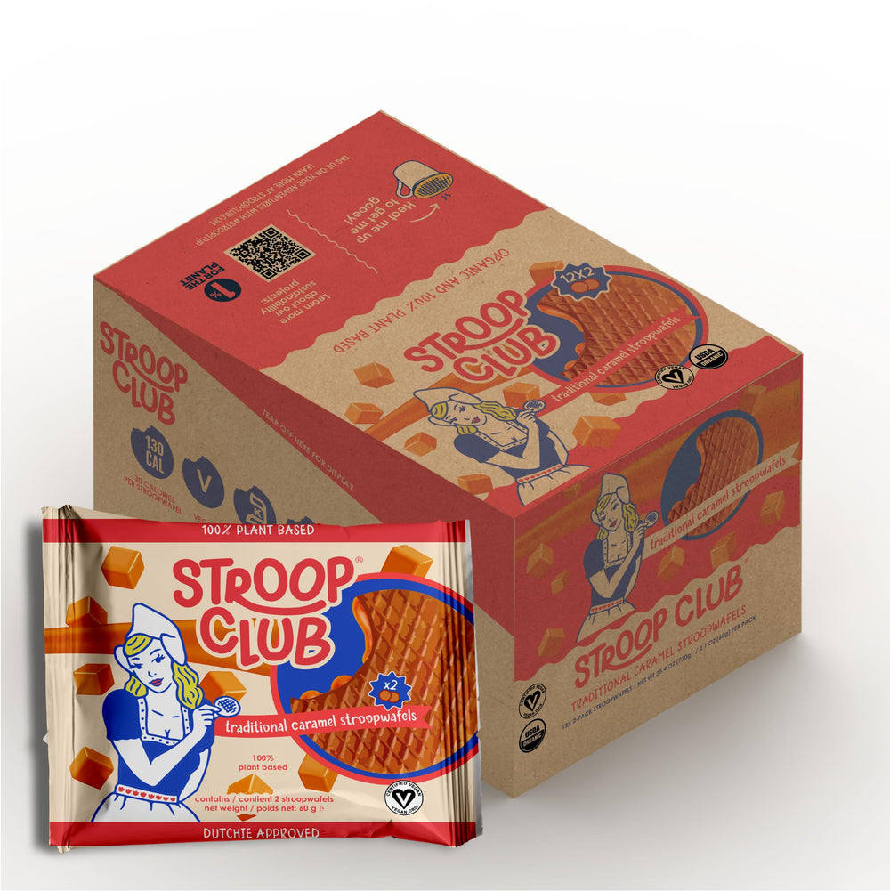 Stroop Club close-up of caramel center highlighting gooey texture and indulgent flavor
