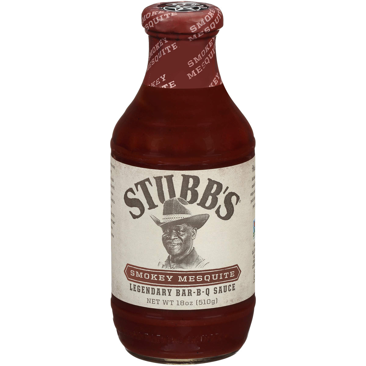 Stubb's front packaging showing four 18 oz bottles, ready for barbecues