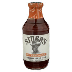 Grilled ribs brushed with Stubb's Sweet Heat offering caramelized finish