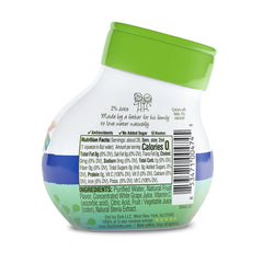 Glass of flavored water using Stur showing vibrant color and hydration appeal