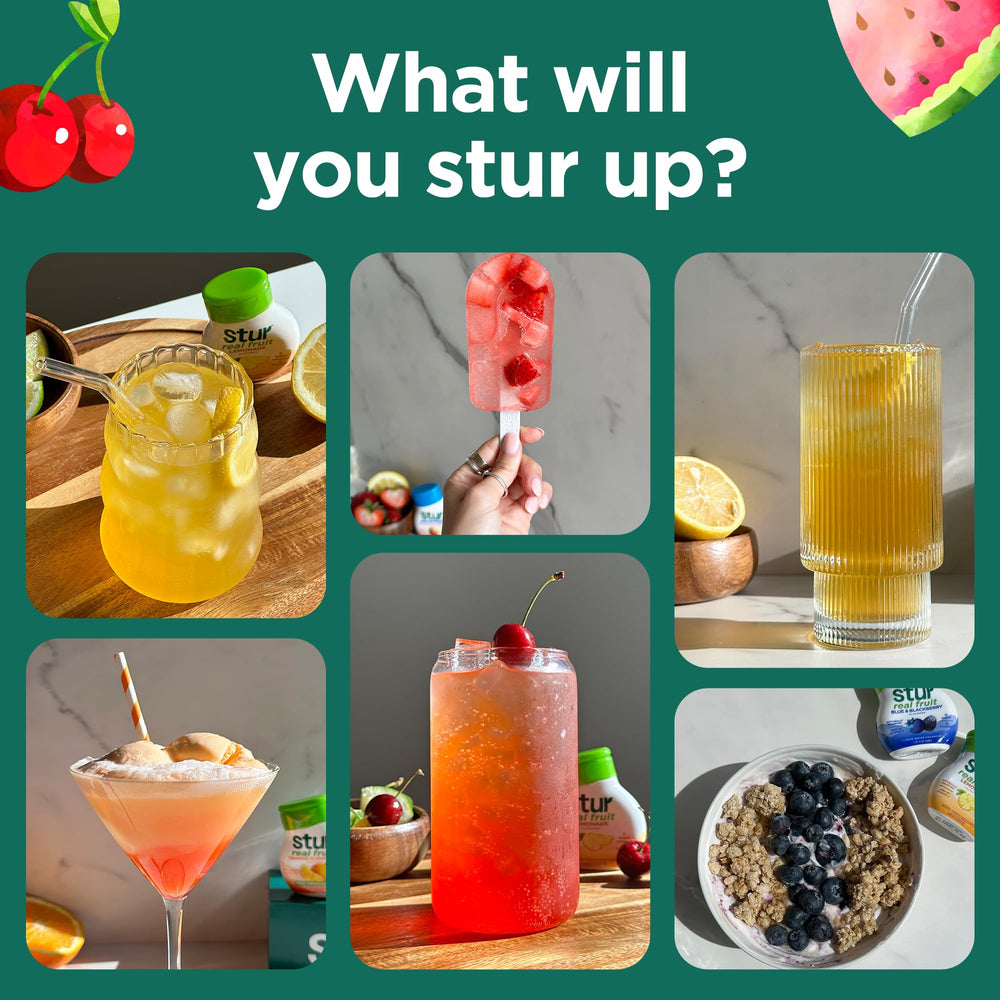 Stur at outdoor picnic showing lifestyle use and sugar‑free refreshment
