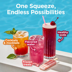 Stur label details showing ingredients and vitamin C benefit