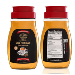Liquid droplet of SubSugar on spoon showing smooth texture and instant dissolve benefit