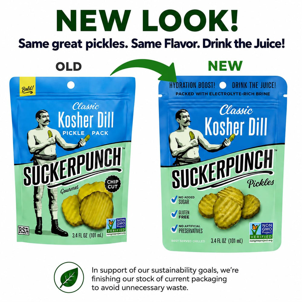 SUCKERPUNCH pouch held in hand showing portable size and convenience