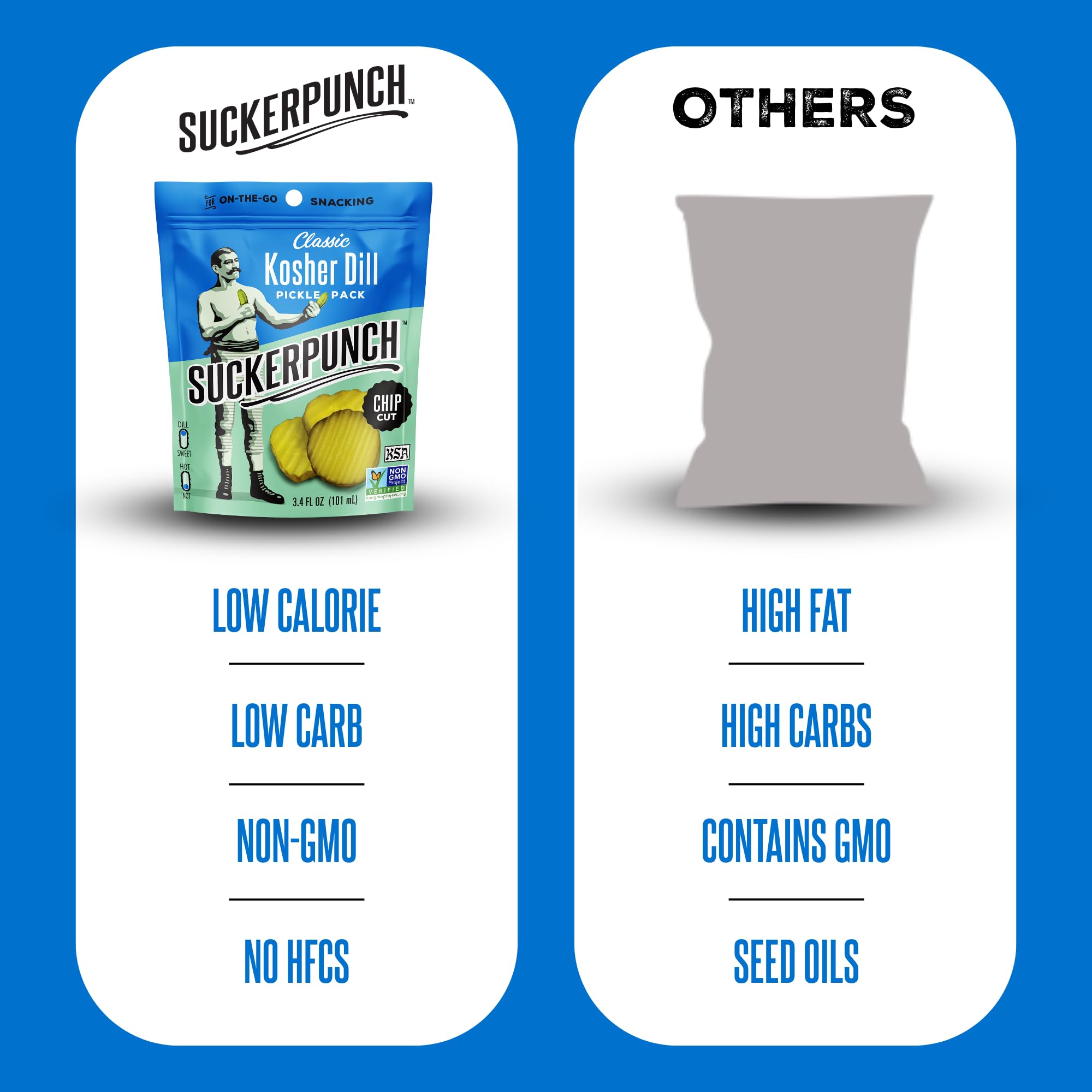 SUCKERPUNCH open pouch ready to eat for instant grab-and-go snack