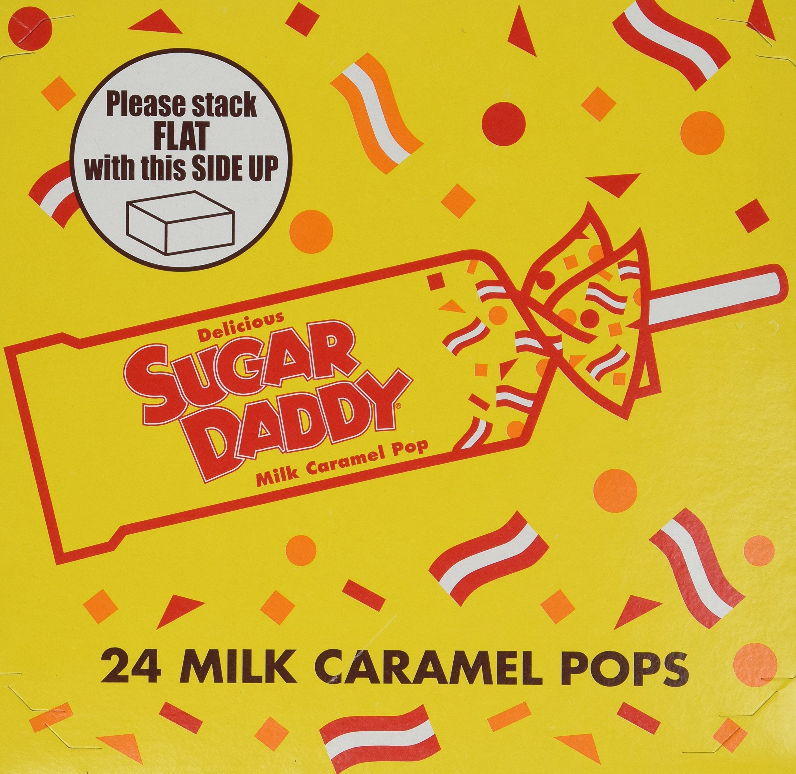 Sugar Daddy non-stick wax wrapper close-up highlighting clean unwrapping and preserved caramel