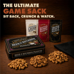 SUGAR PLUM Irish Stout peanuts close-up showing crunchy texture and bold taste