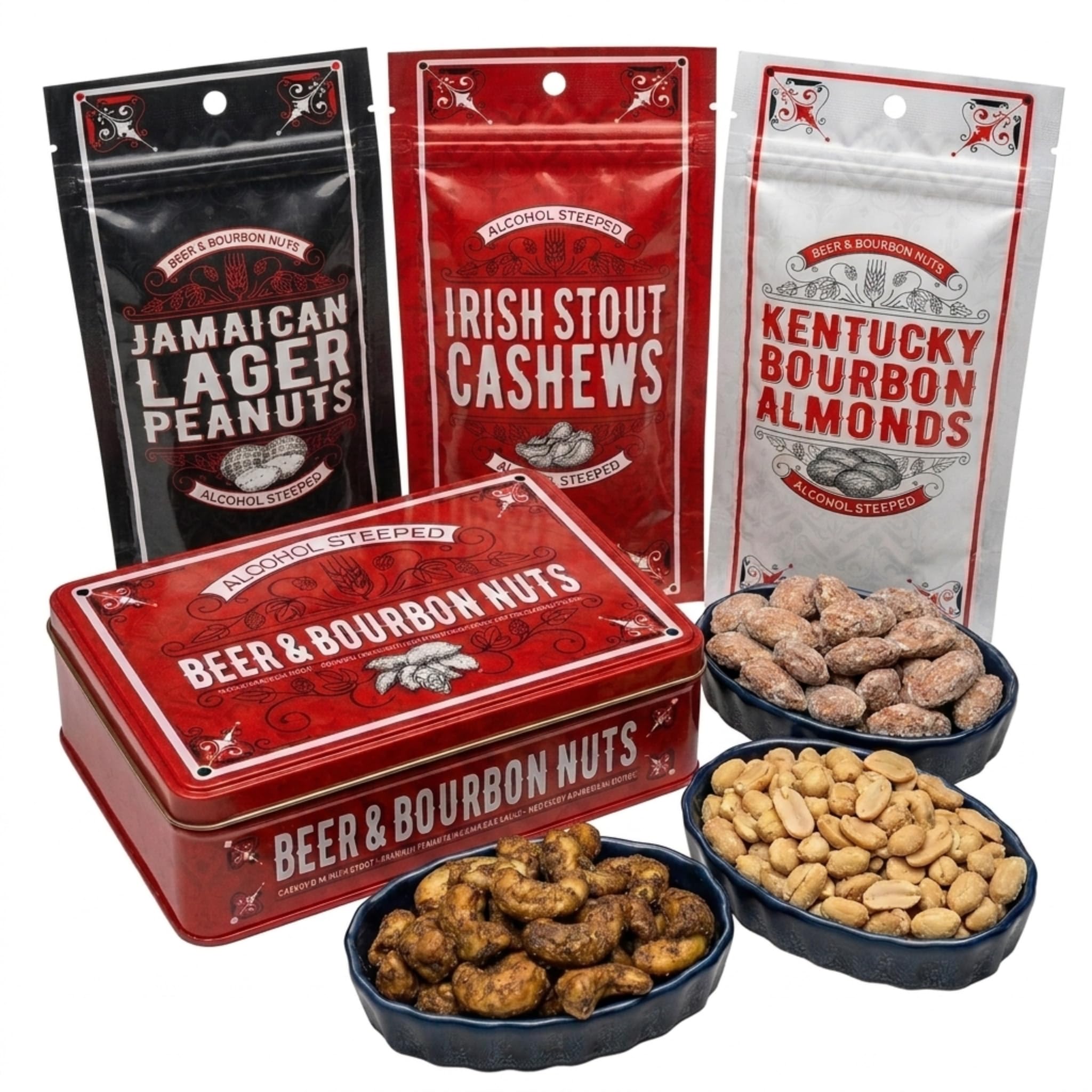 SUGAR PLUM tin front packaging showing premium gift presentation and appeal