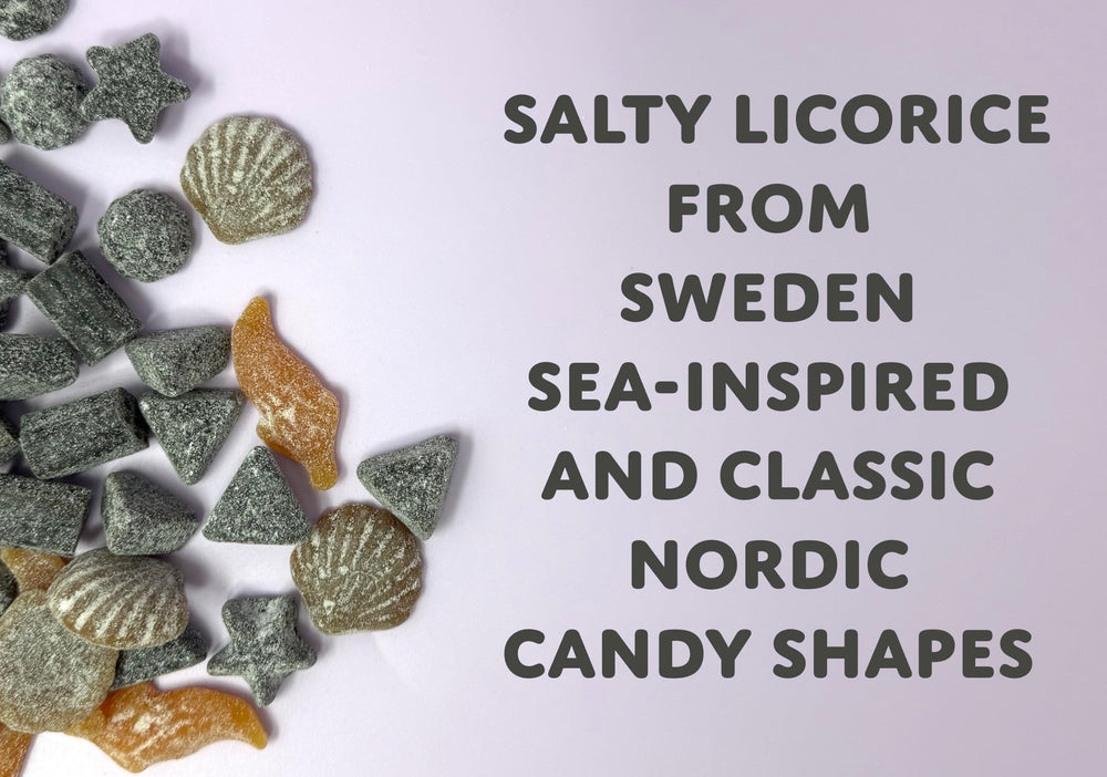 Sugarloo World close-up of chewy salmiak texture, reveals intense salty coating benefit