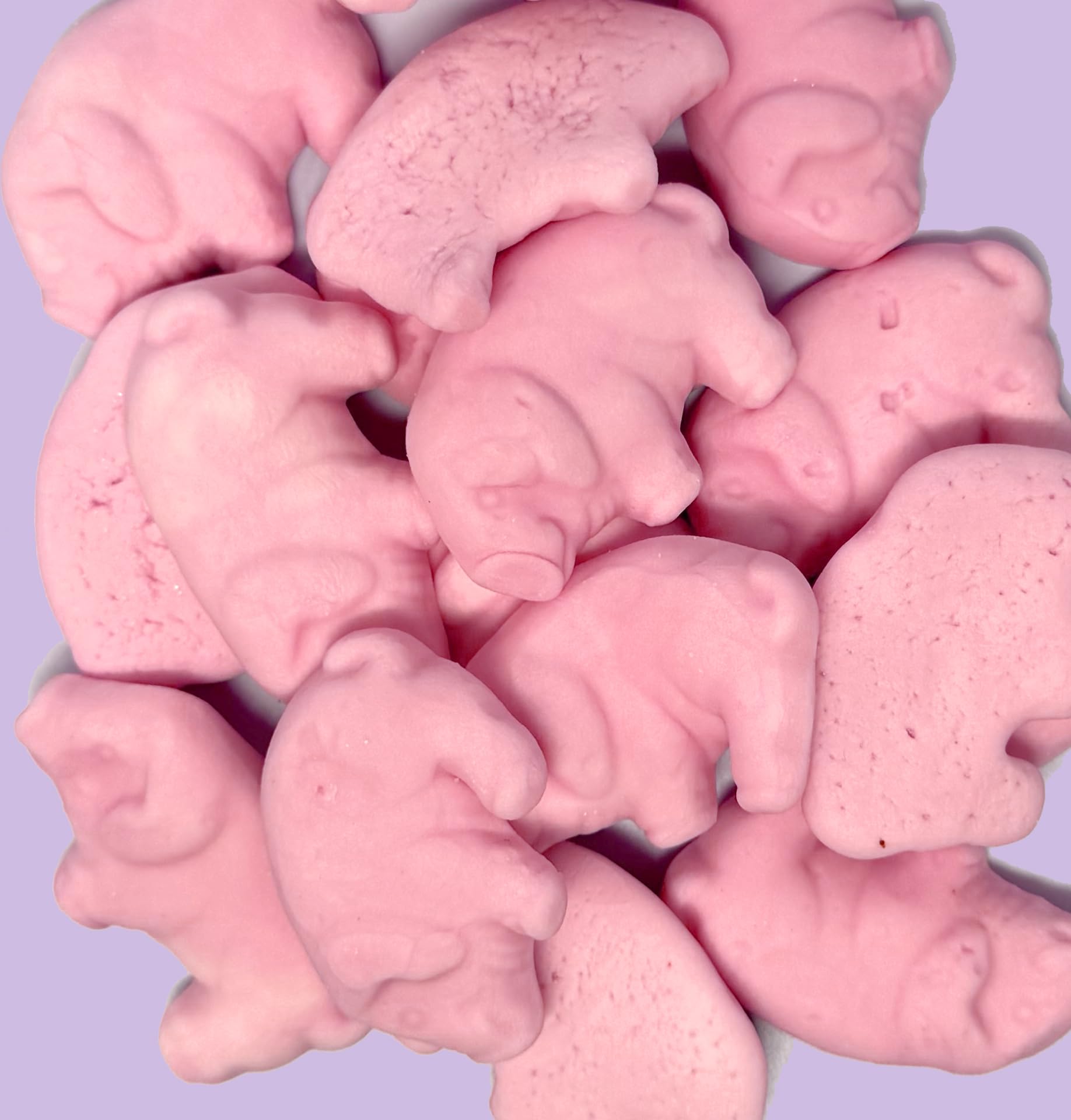 Sugarloo World pig gummies served in a bowl, ready for sharing at parties