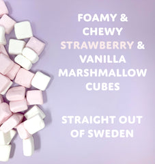 Sugarloo World close-up foam cube texture highlighting airy softness for snacking