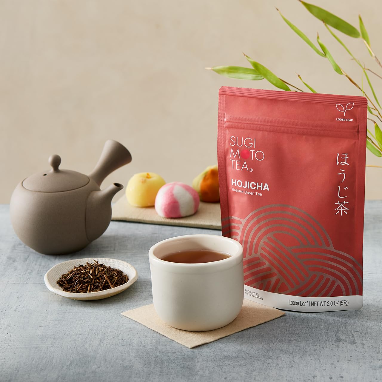 SUGIMOTO TEA measuring spoon with tea indicating easy portioning