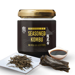 SUI of Tokyo front packaging showing premium kombu pouch and branding benefit freshness