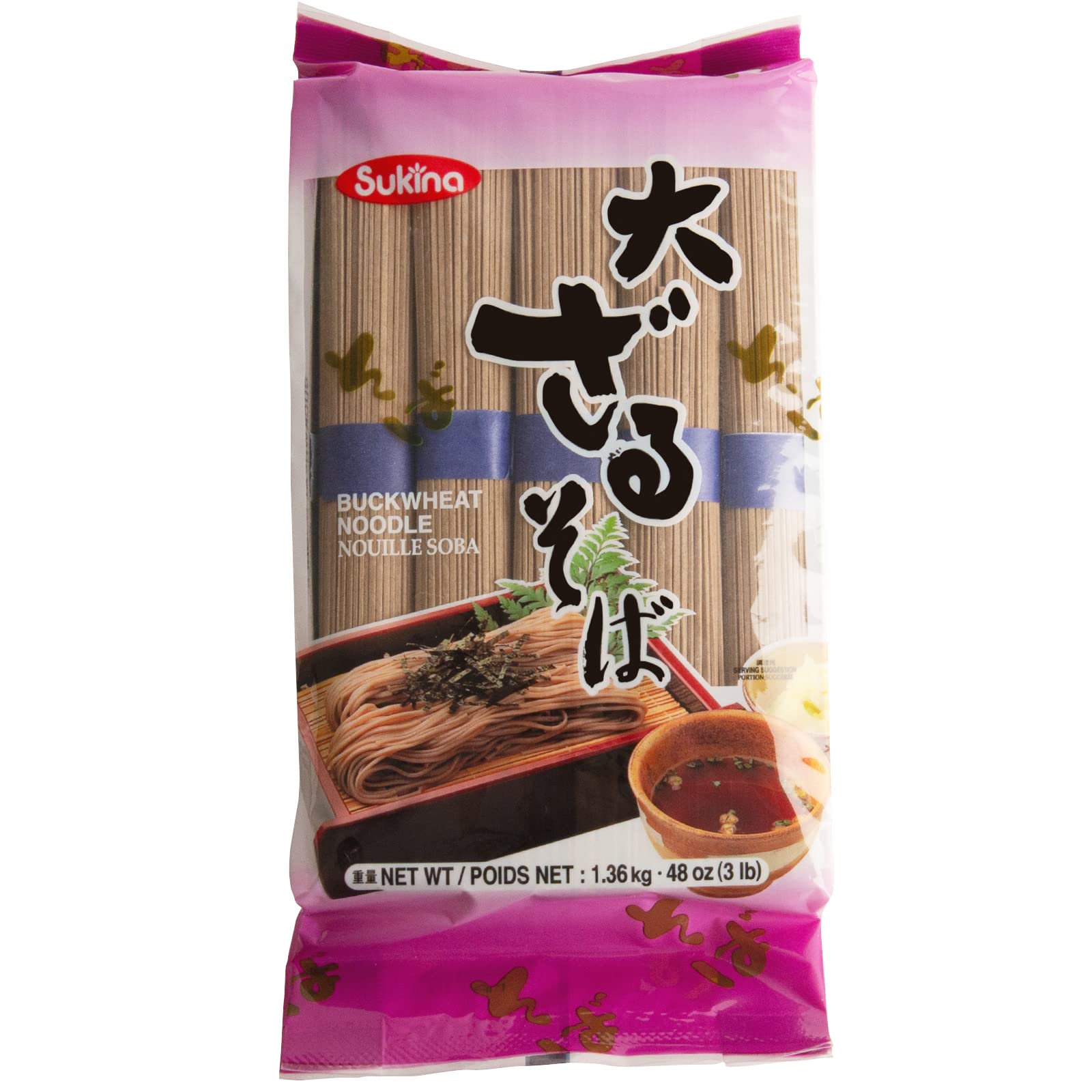 SUKINA front packaging 3 lb bag showing product name and value