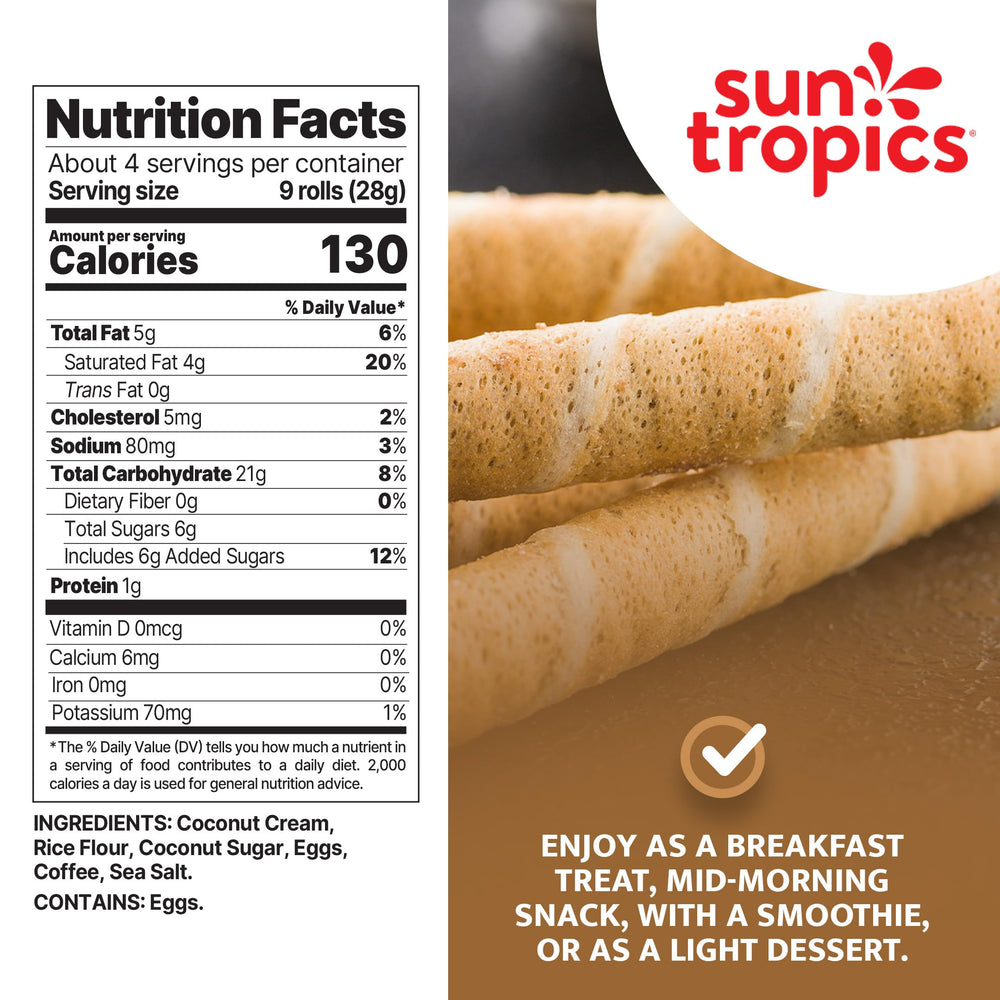 Sun Tropics ingredient spread with coconut and coffee for clean label appeal