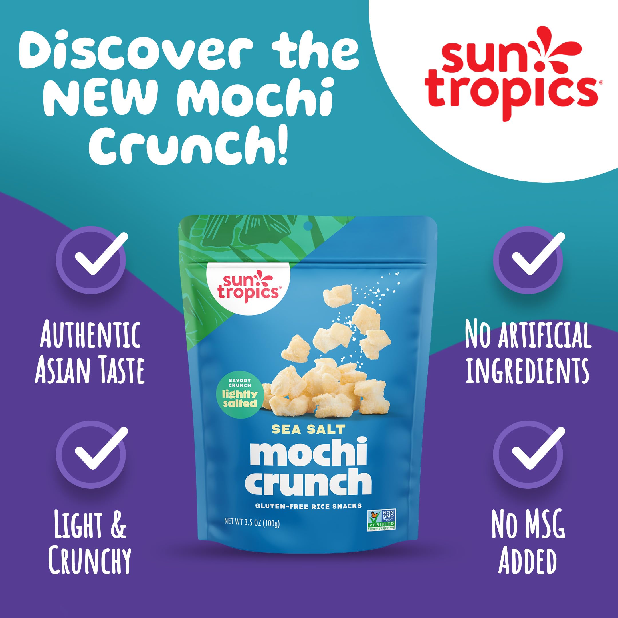 Sun Tropics mochi bites in a bowl ready to eat with convenient snacking benefit