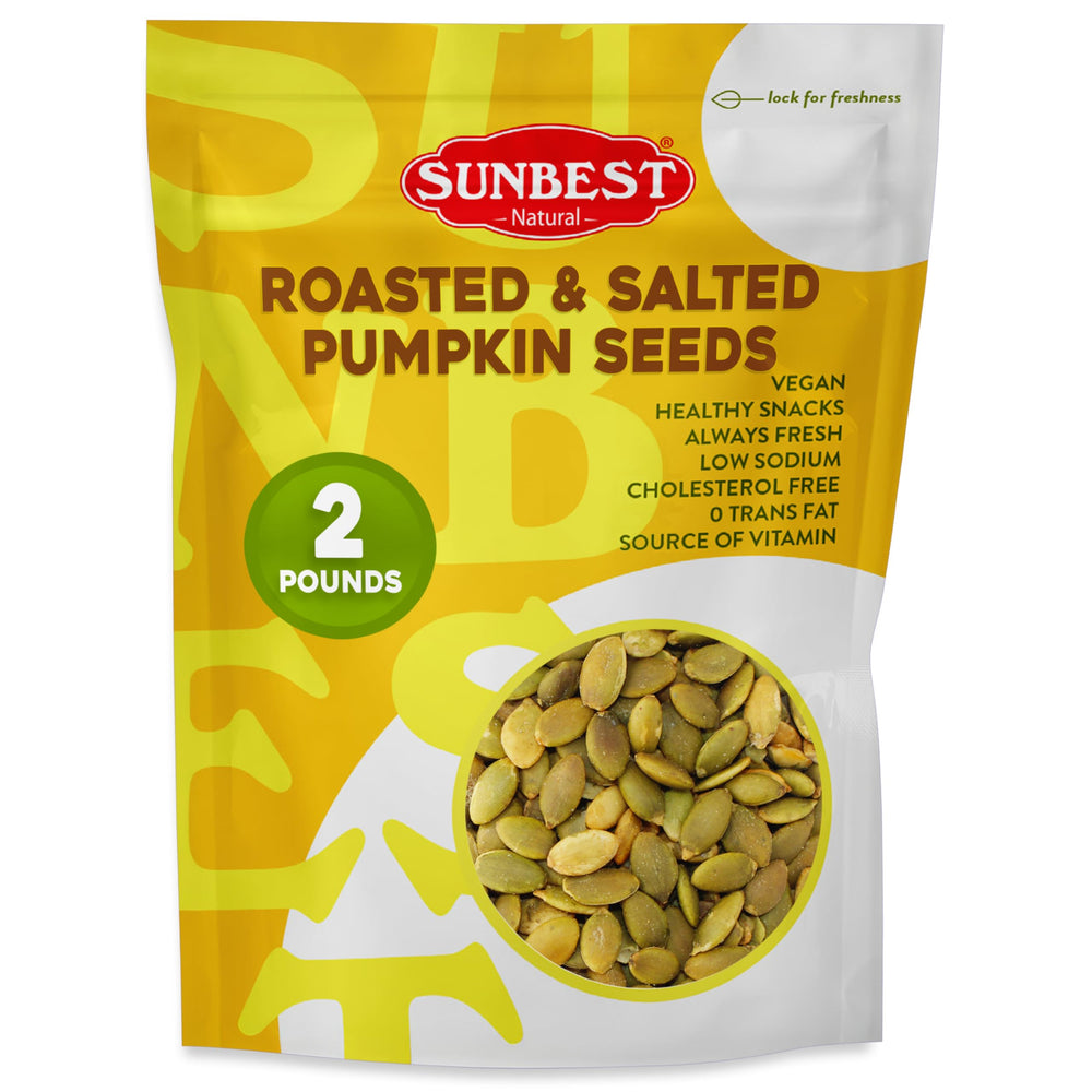 SUNBEST NATURAL front packaging showing resealable 2 lb bag and benefit of convenience