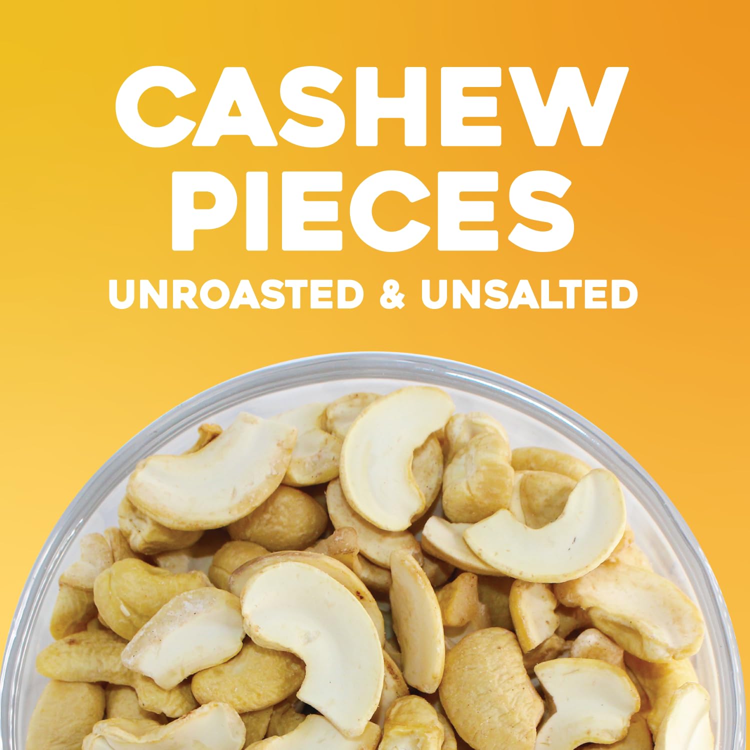 Sunbest Natural hand scooping cashews from bag to show easy portioning and convenience