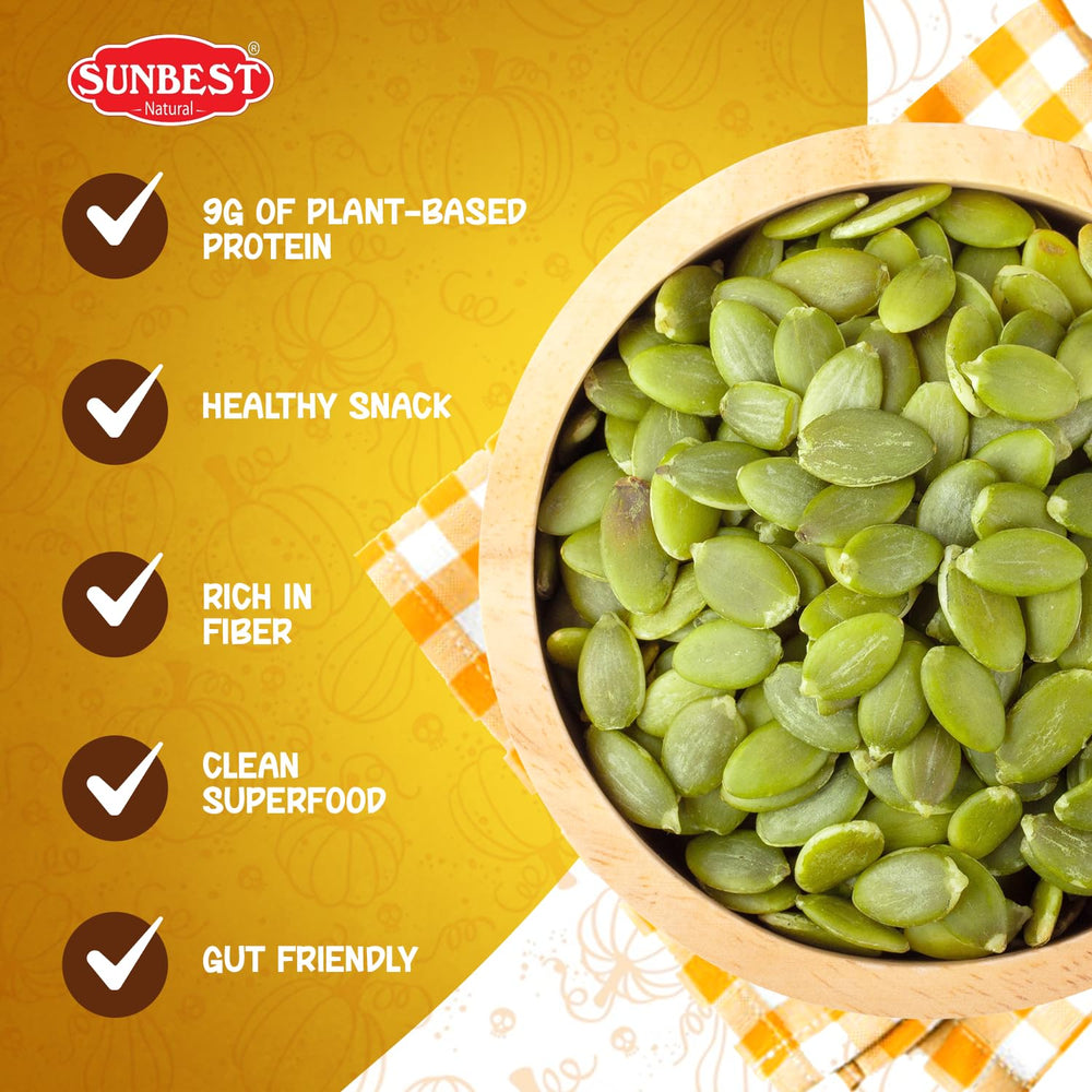 SUNBEST NATURAL measuring cup with seeds showing portion control and meal-prep convenience benefit