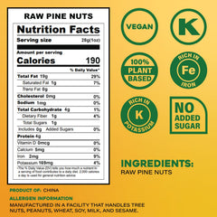 Sunbest Natural close-up of raw pine nut texture and freshness