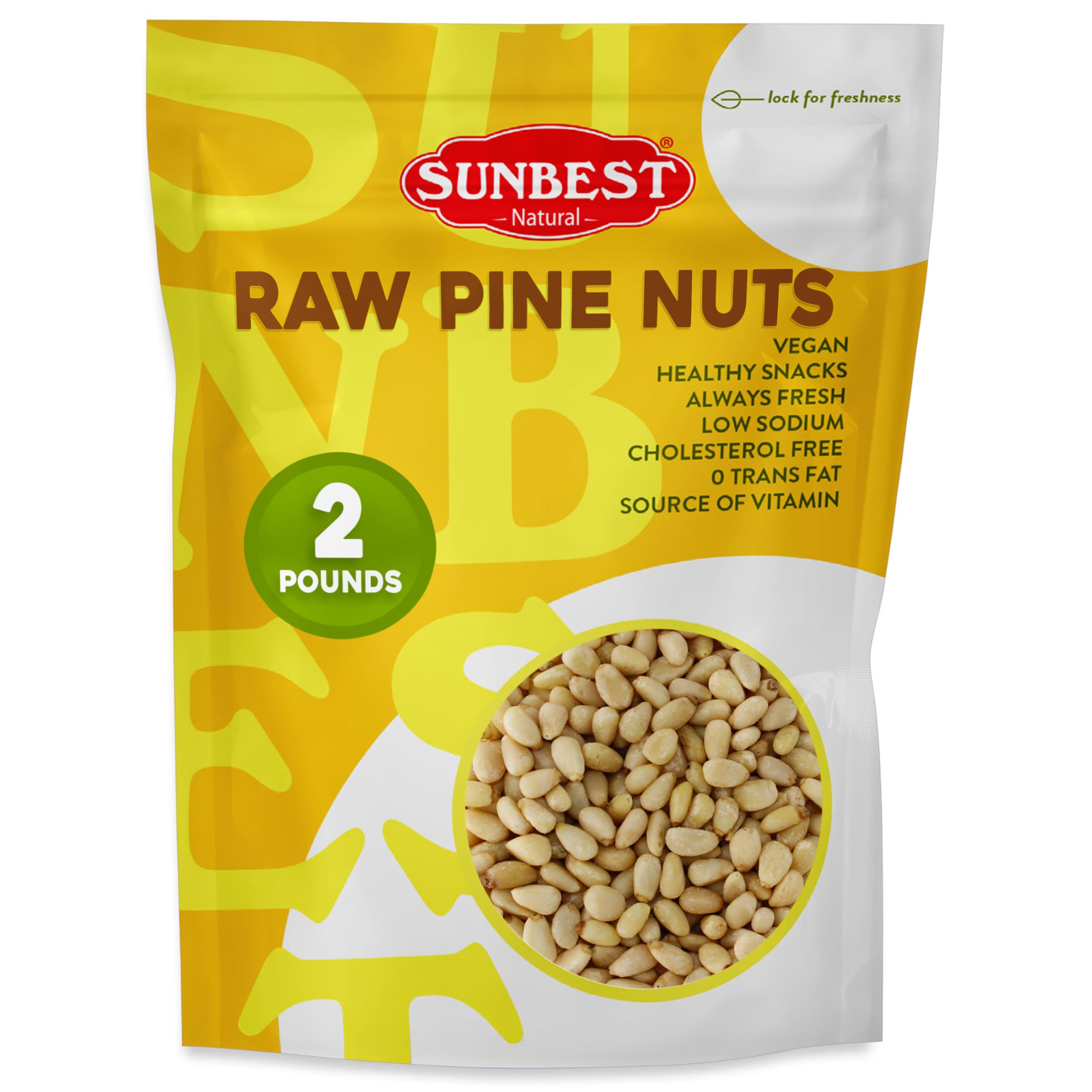 Sunbest Natural front packaging showing 2lb bag and brand