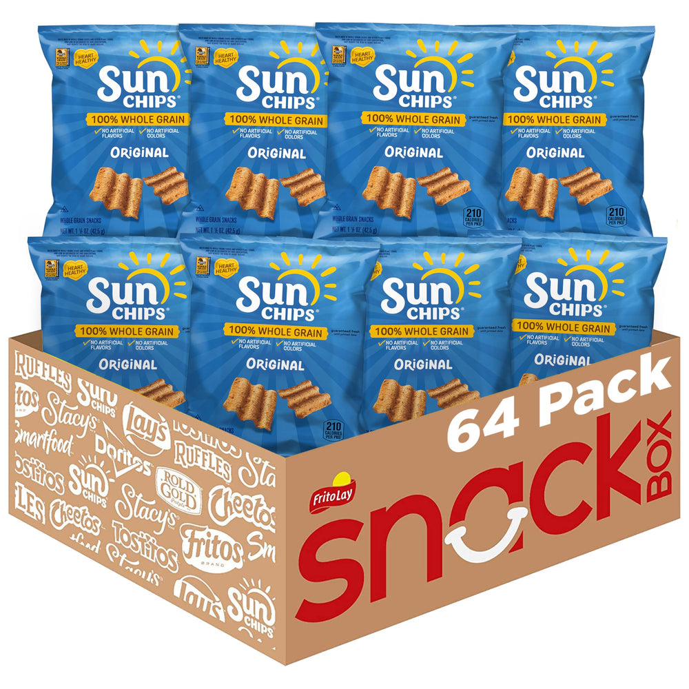 SunChips front packaging showing original multigrain appeal and convenience