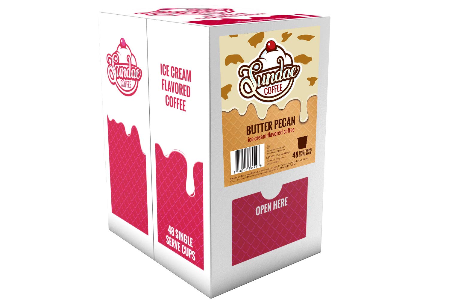 Sundae Coffee brewed hot in mug, illustrates rich aroma and dessert-like sipping experience