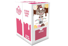 Sundae Coffee iced brew in glass portraying chilled dessert-style coffee enjoyment