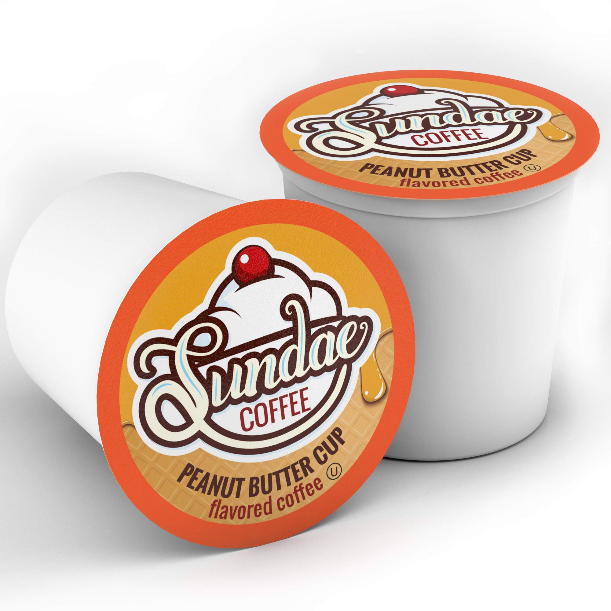 Sundae Coffee open box with 48 pods visible, shows quantity and single-serve convenience