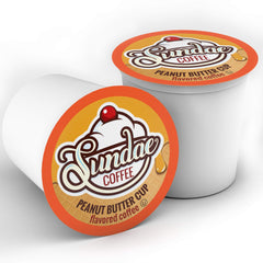 Sundae Coffee open box with 48 pods visible, shows quantity and single-serve convenience