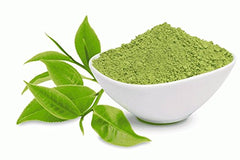 Sunfood Superfoods matcha powder closeup texture and color for smooth whisked lattes