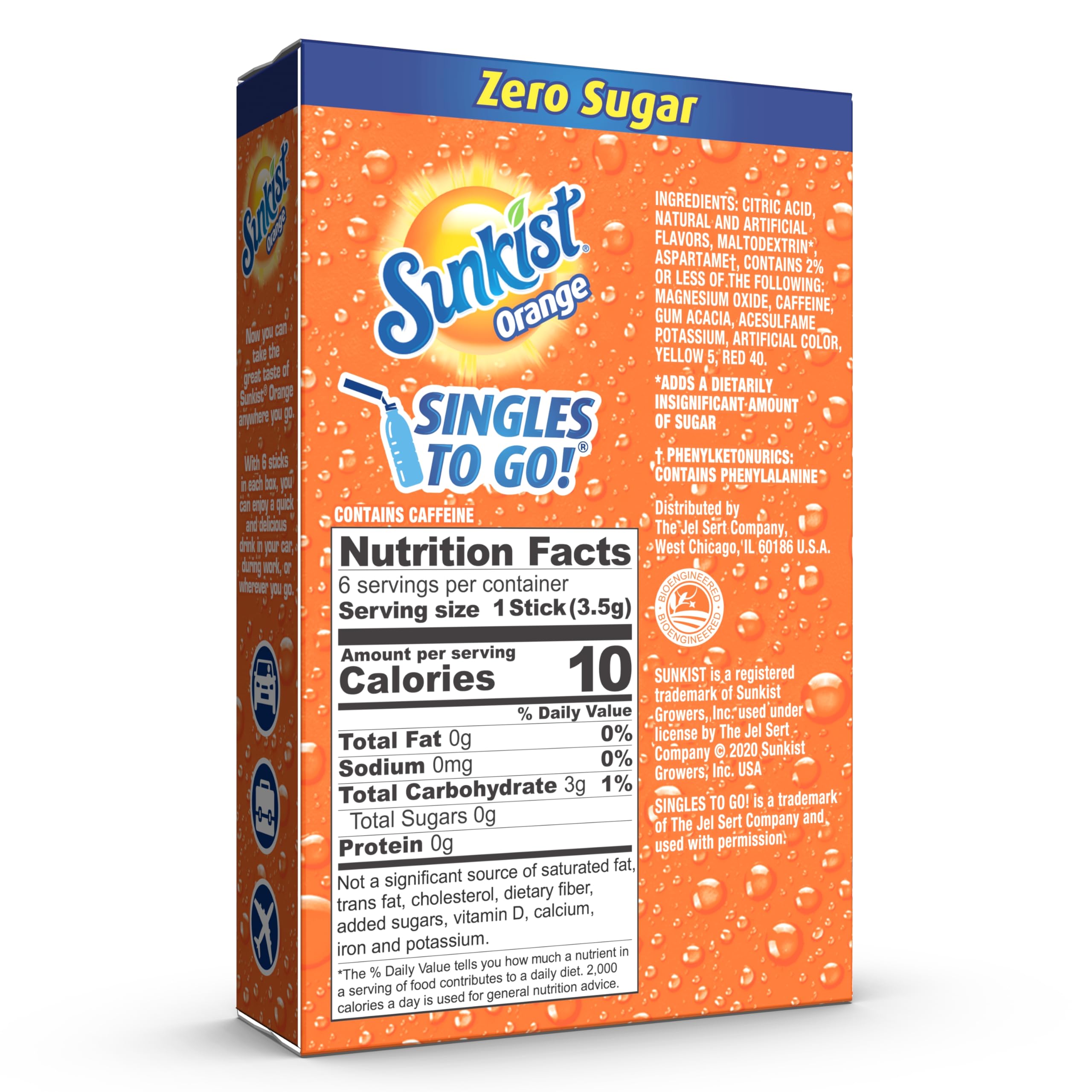 SINGLES TO GO! single stick close-up highlighting sealed portability