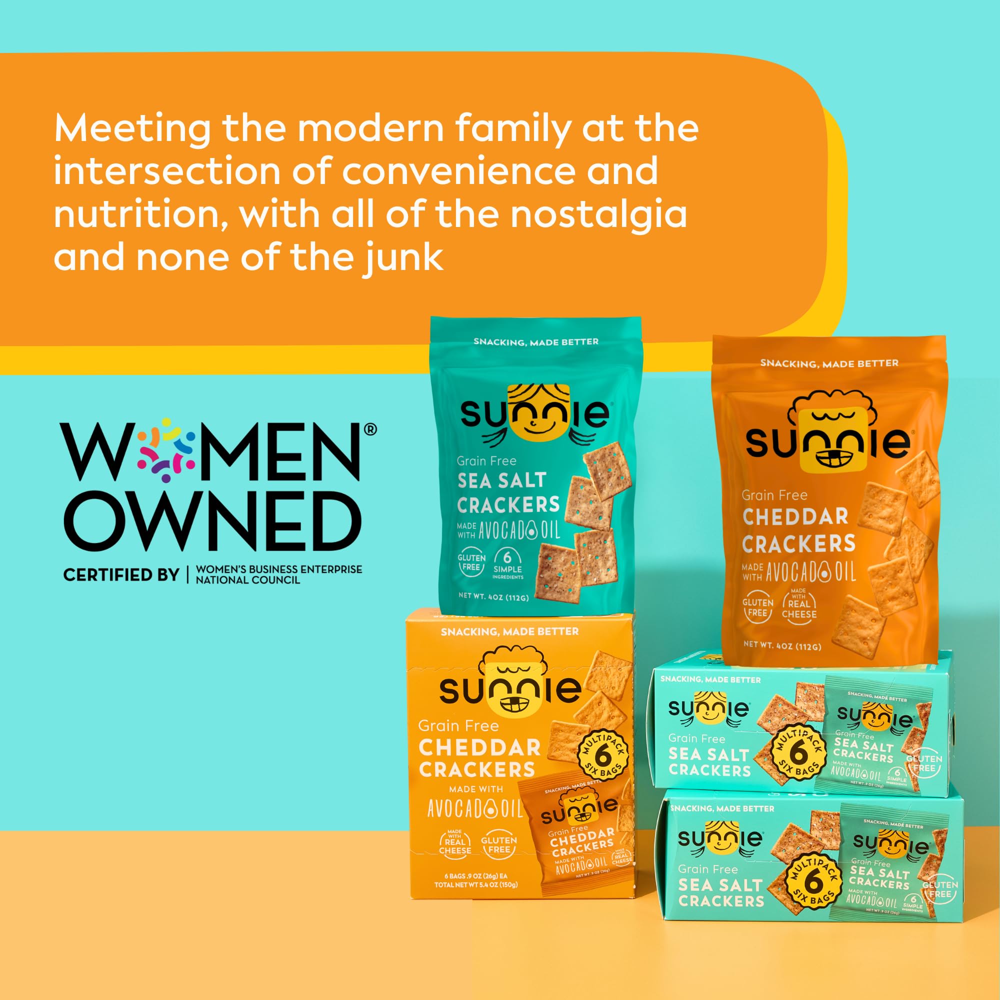Sunnie crackers on a picnic spread showcasing portability and sharing