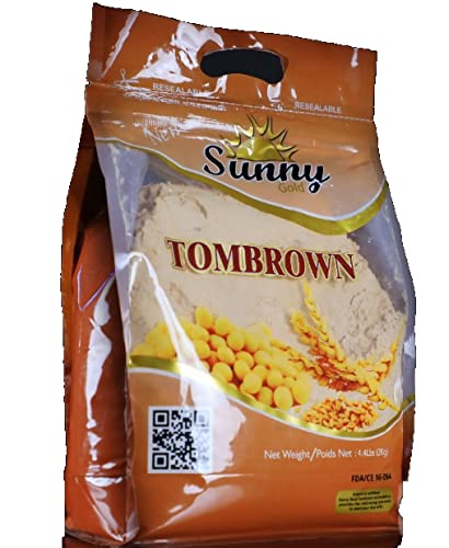 Sunny Gold front packaging of TomBrown sachet showing product and easy-prepare benefit