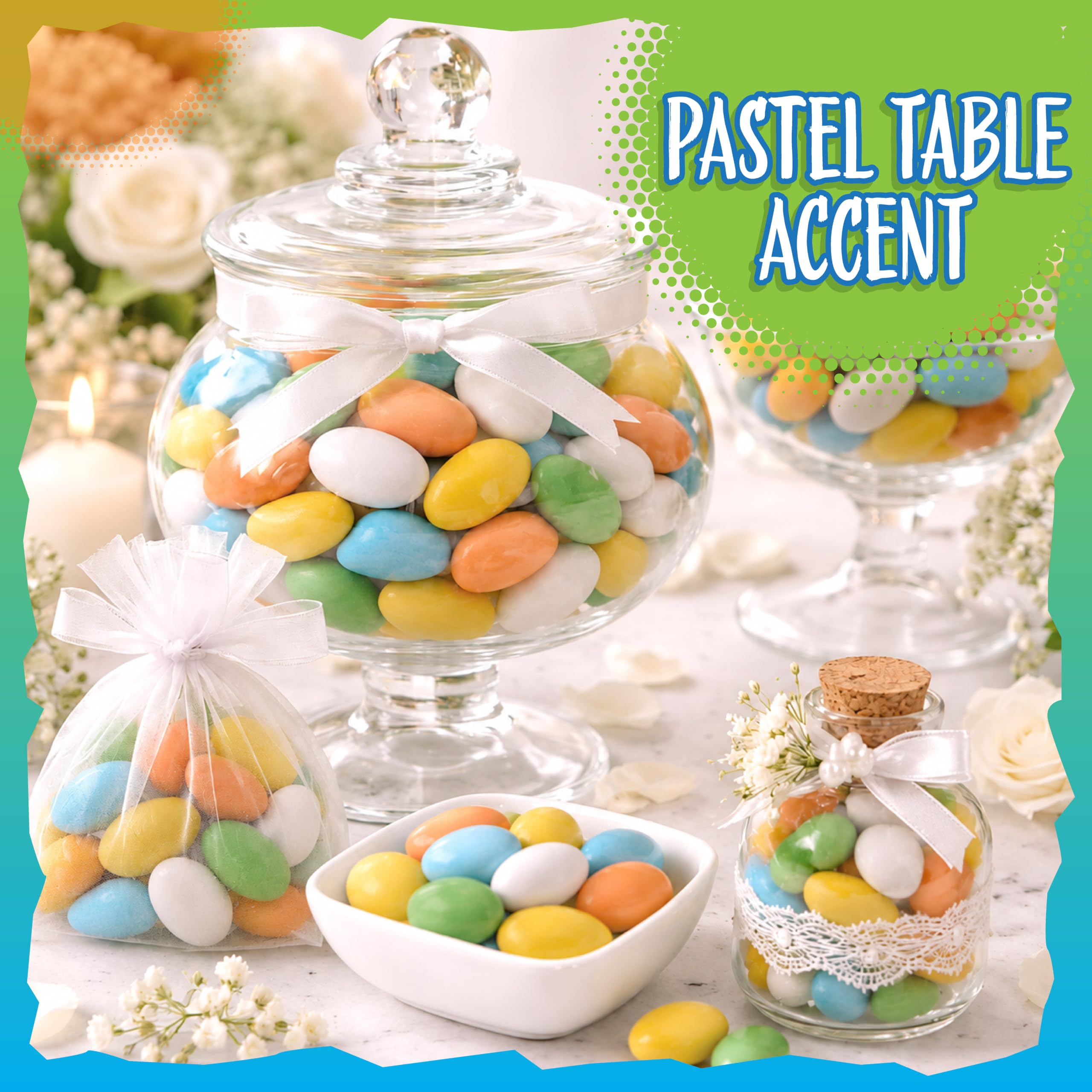 SUNNY ISLAND almonds used to decorate cupcakes adding color and crunch