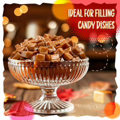 SUNNY ISLAND sliced caramel cube texture shows creamy, buttery chew appeal