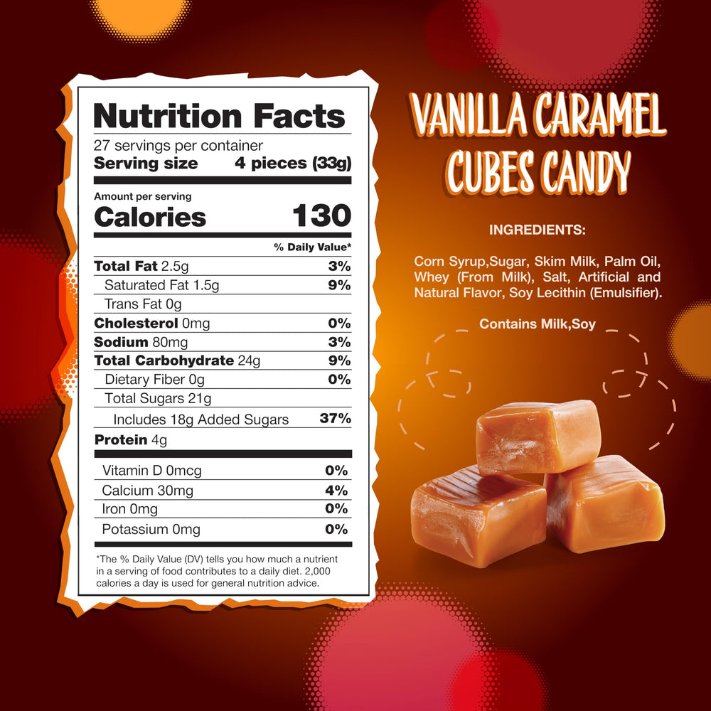SUNNY ISLAND close-up of individually wrapped cubes highlights portion convenience