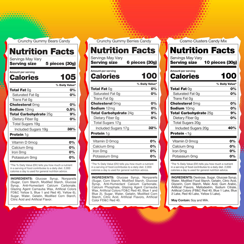 SUNNY ISLAND portion comparison next to a cup illustrating 2 lb quantity