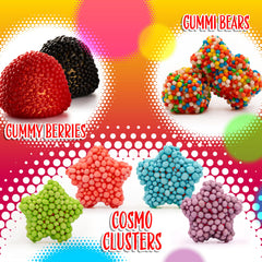 SUNNY ISLAND star-shaped chewy cluster close-up revealing soft center