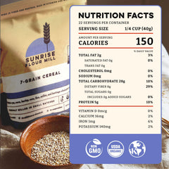 Sunrise Flour Mill cooked cereal in bowl highlighting creamy texture and filling breakfast benefit