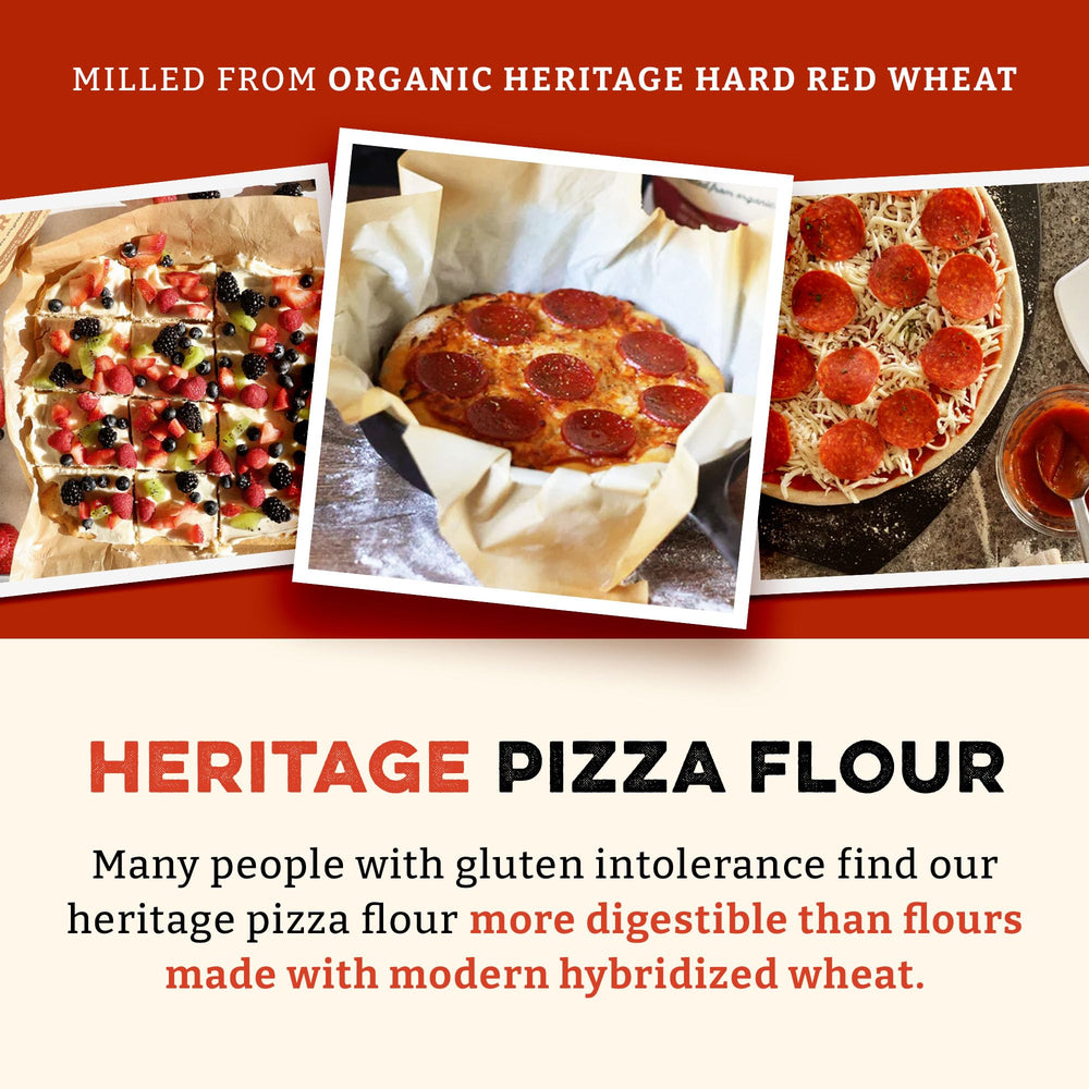 Sunrise Flour Mill ingredient label close-up showing USDA Organic and no additives