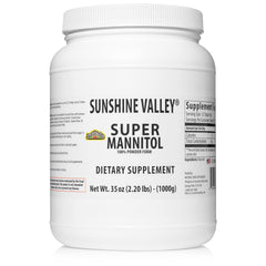 Sunshine Valley front pouch showing label and 35 oz size for pantry storage benefit