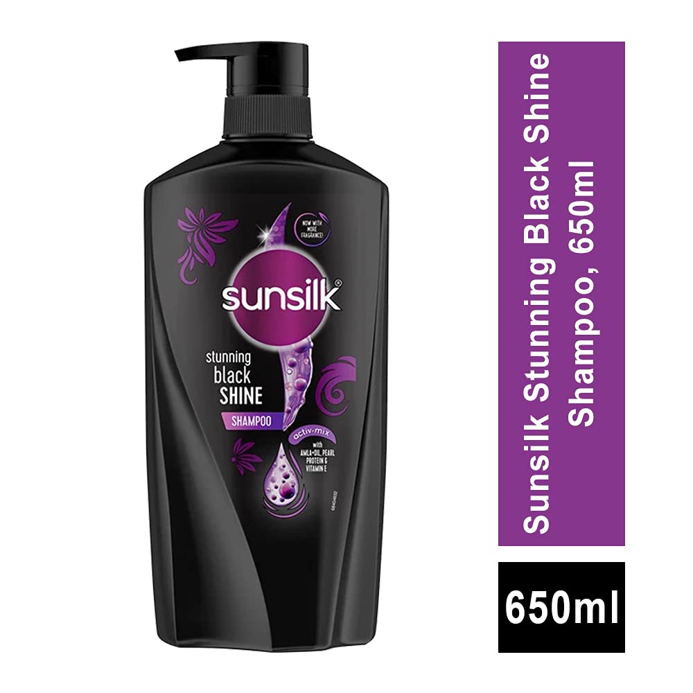 Sunsilk shampoo and matching conditioner displayed together for system benefit